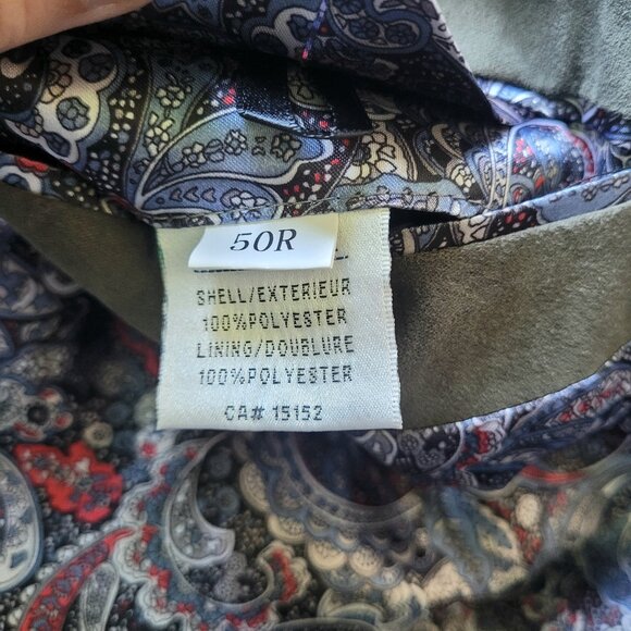 J Grill Olive Microsuede Blazer, sz 50R - Picture 12 of 12